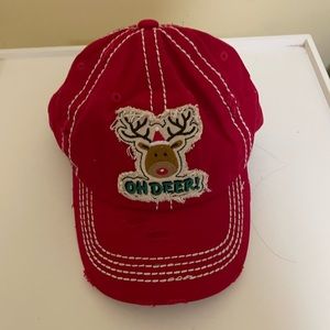 Christmas baseball hat